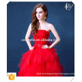 Robe De Soiree 2016 Rojo Lace Vestidos De Fiesta Banquete De La Novia Elegante Piso De Longitud Partido Prom Vestido